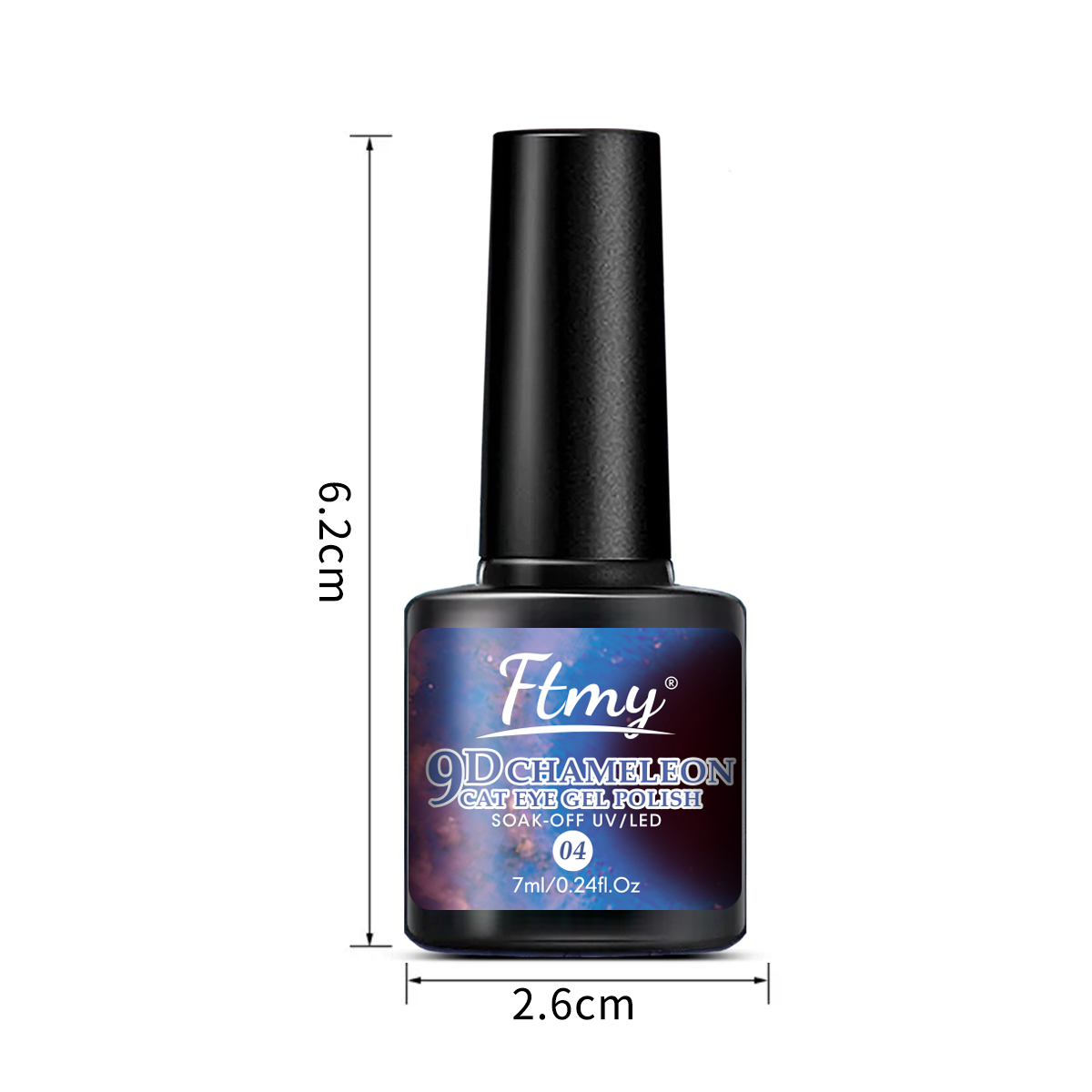 7ml Rainbow Magnetic Nail Gel, - Nail Art Rainbow review and price