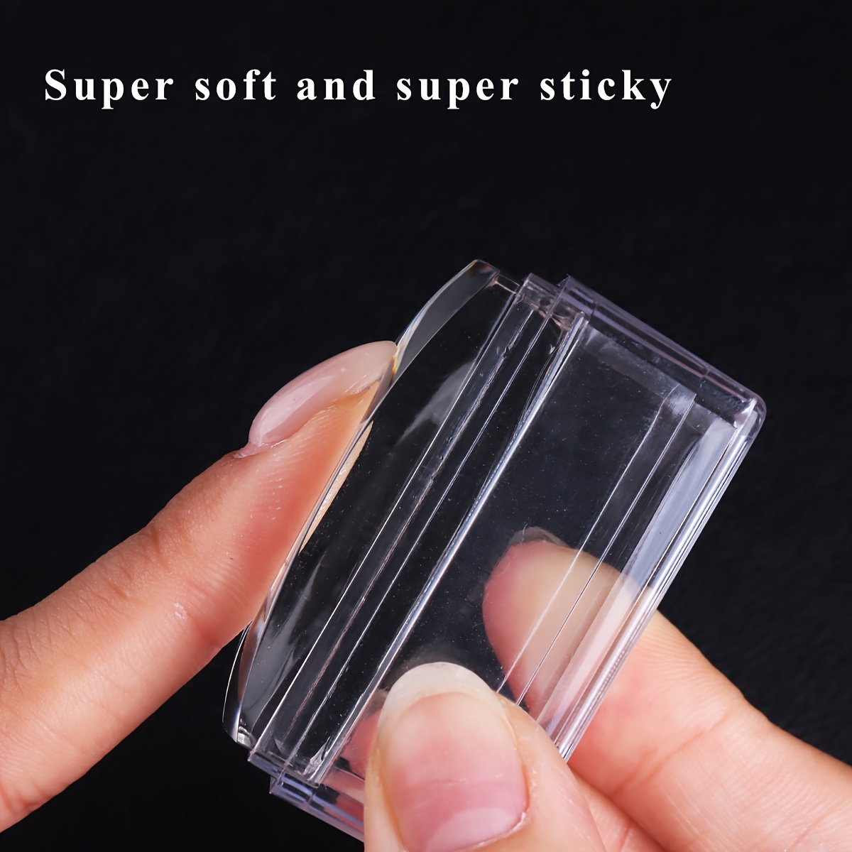 Square Clear Silicone Nail Sta - Nail Art Leopard review and price