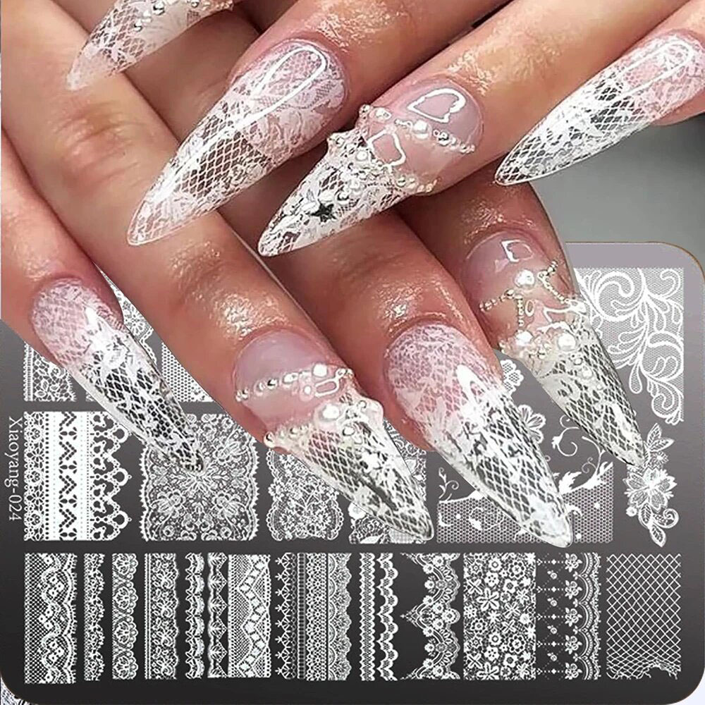 14.5*9.5 Lace Metal Nail Art S - Nail Art Leopard review and price