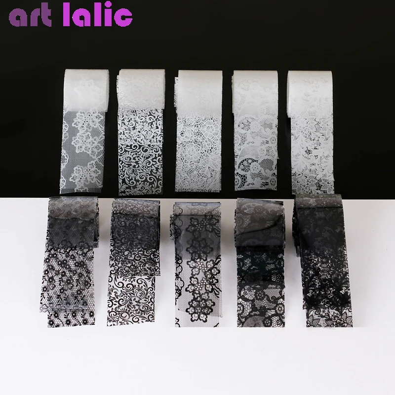 10 Rolls 2.5*60cm New Black Wh - Nail Art Leopard review and price
