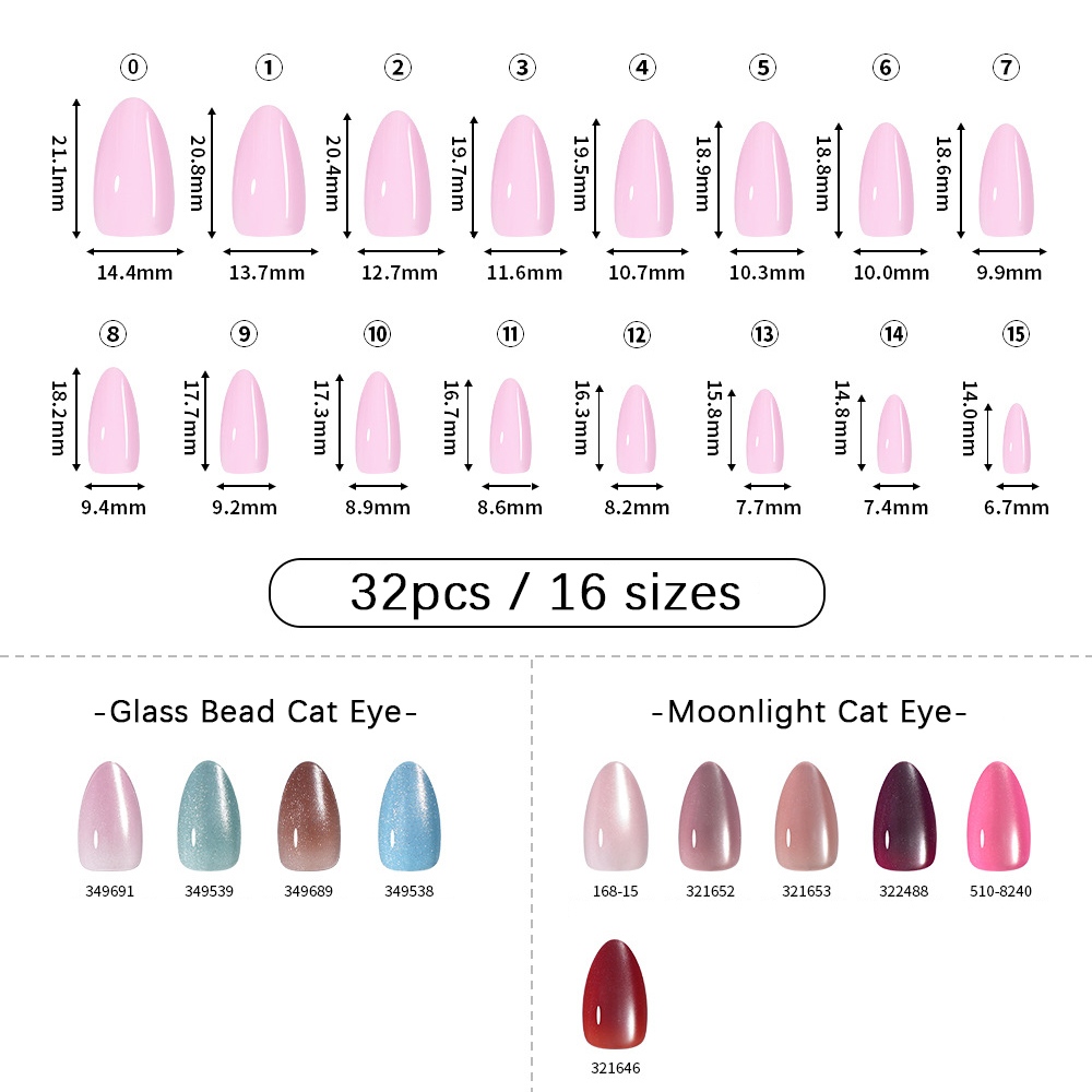 VITAGWX 32pcs Press on Nails A - Nail Art Aesthetic review and price