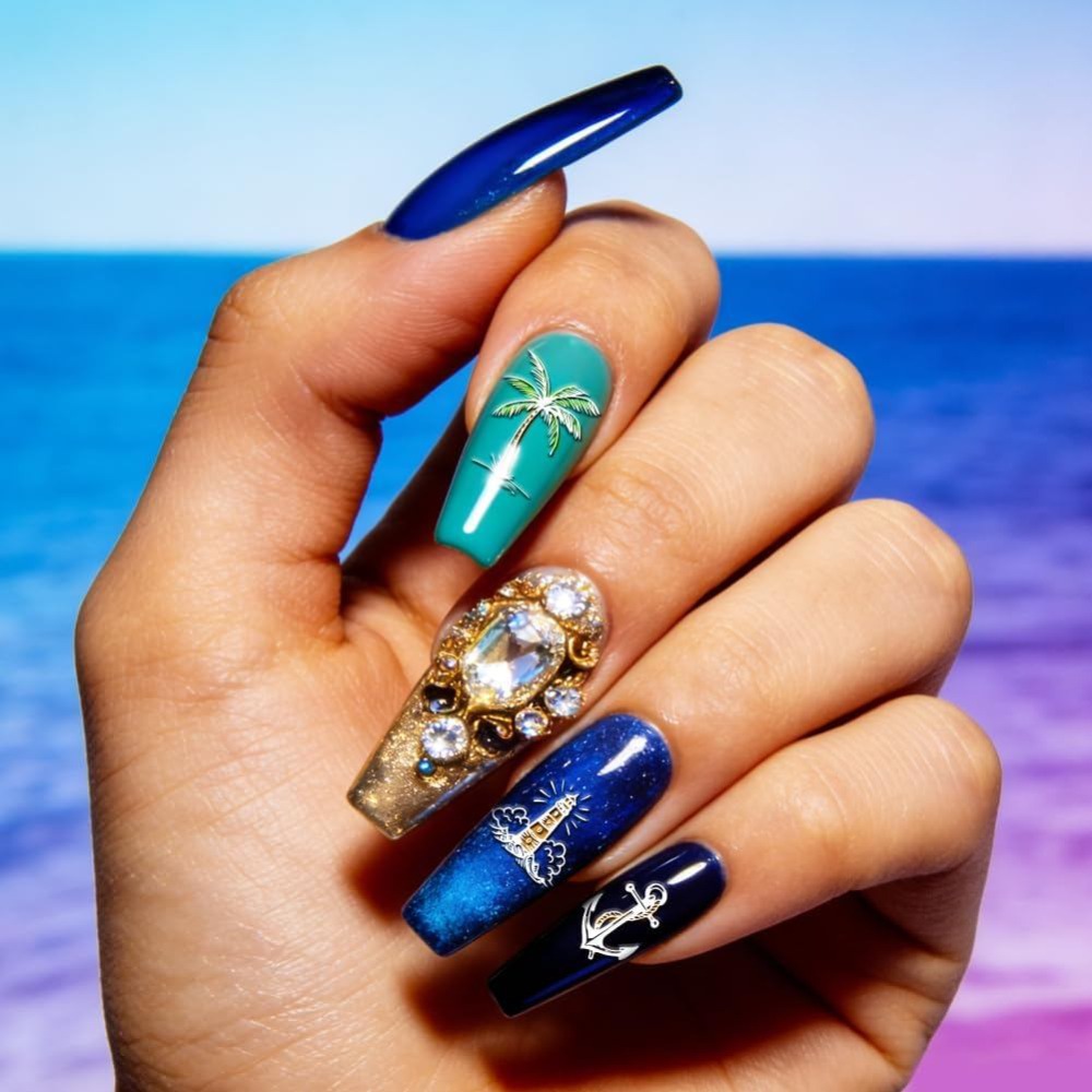 3pc Nautical Treasure Nail Sta - Nail Stamping Plate review and price