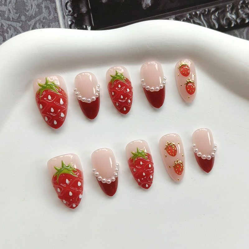 10Pcs Women French Style 3D St - Nail Art French Nails review and price