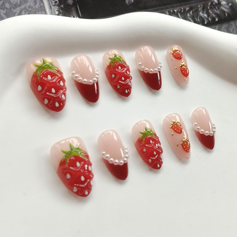 10Pcs Women French Style 3D St - Nail Art French Nails review and price
