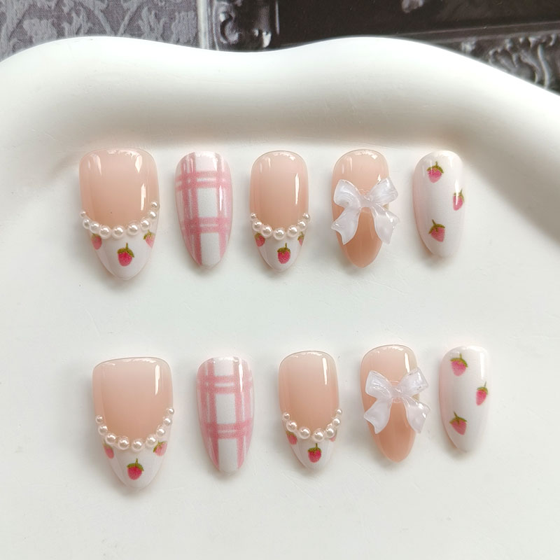 10Pcs Women French Style 3D St - Nail Art French Nails review and price
