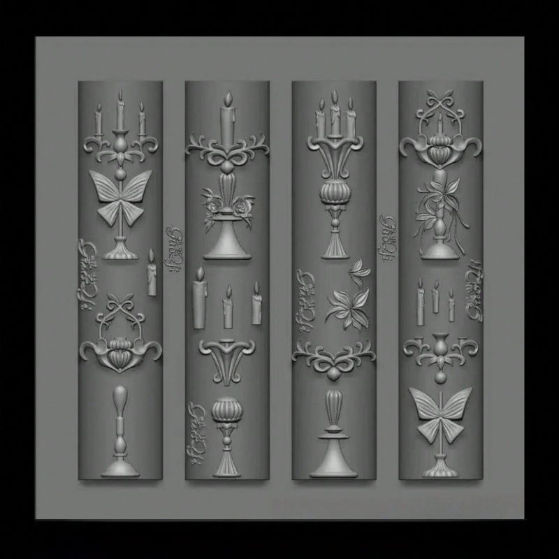 Butterfly Candlestick, Rose Bi - Nail Art Gothic review and price