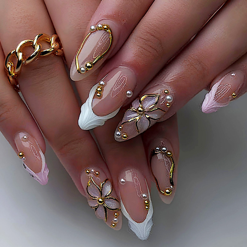 24Pcs Leopard Print French Alm - Nail Art Leopard review and price
