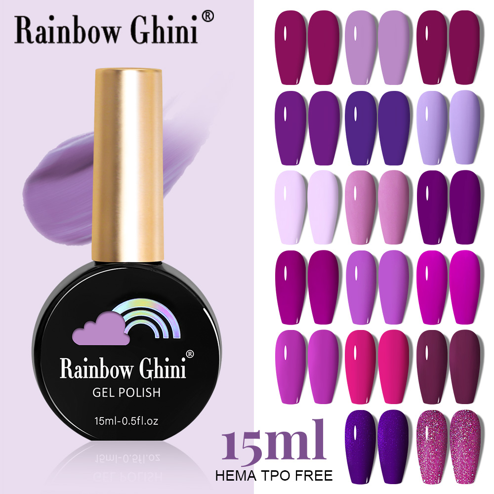 RG 15ml 17 Colors Purple Serie - Nail Art Rainbow review and price