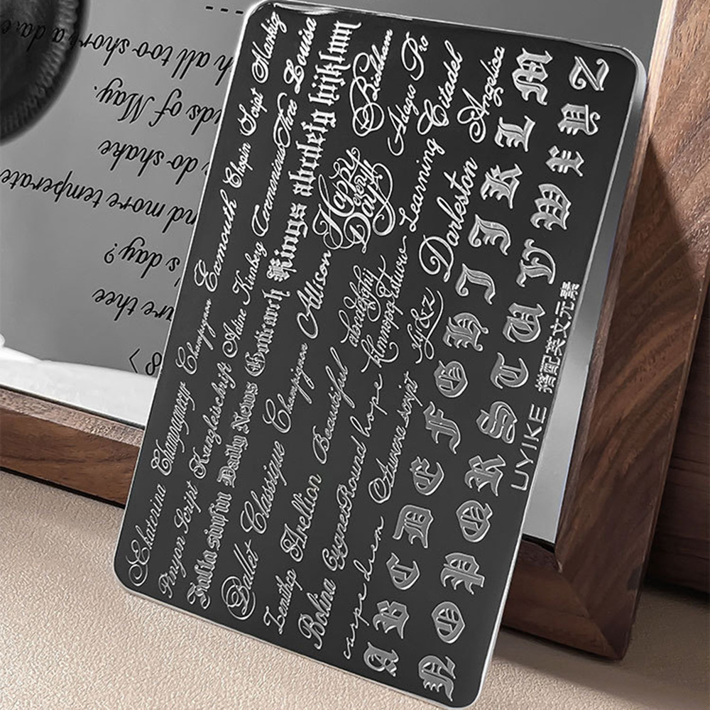 Gothic Cursive Letters Nail Ar - Nail Art Gothic review and price