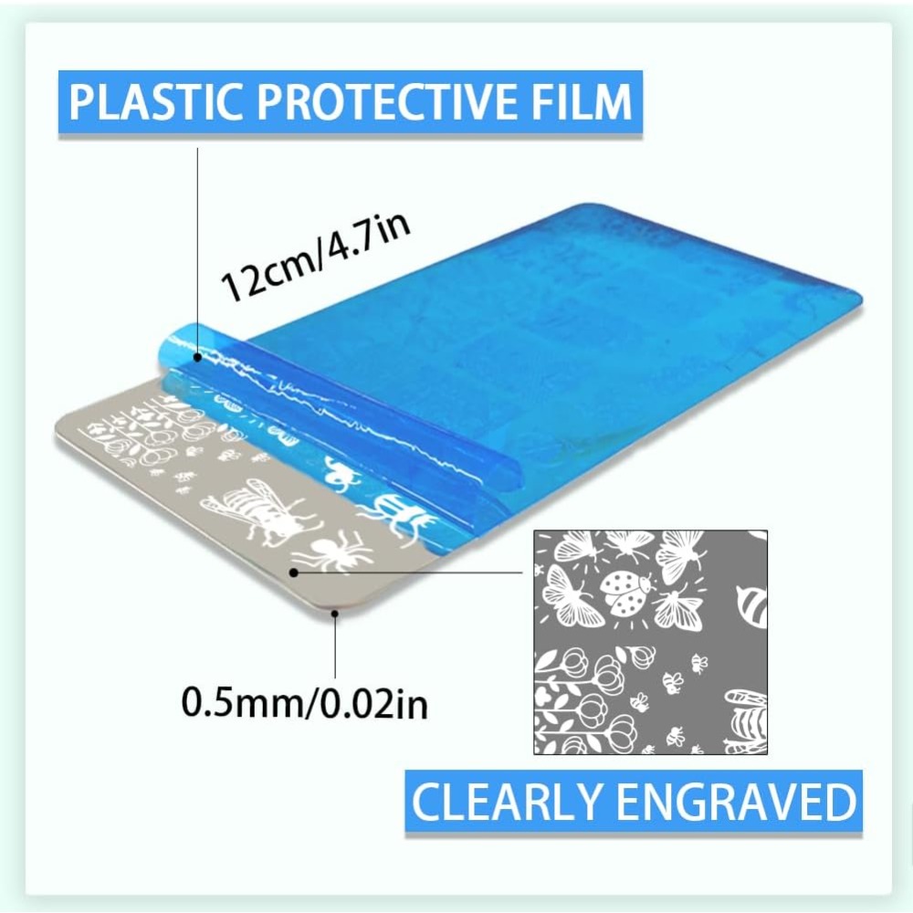 Stainless Steel DIY Nail Art T - Nail Stamping Plate review and price
