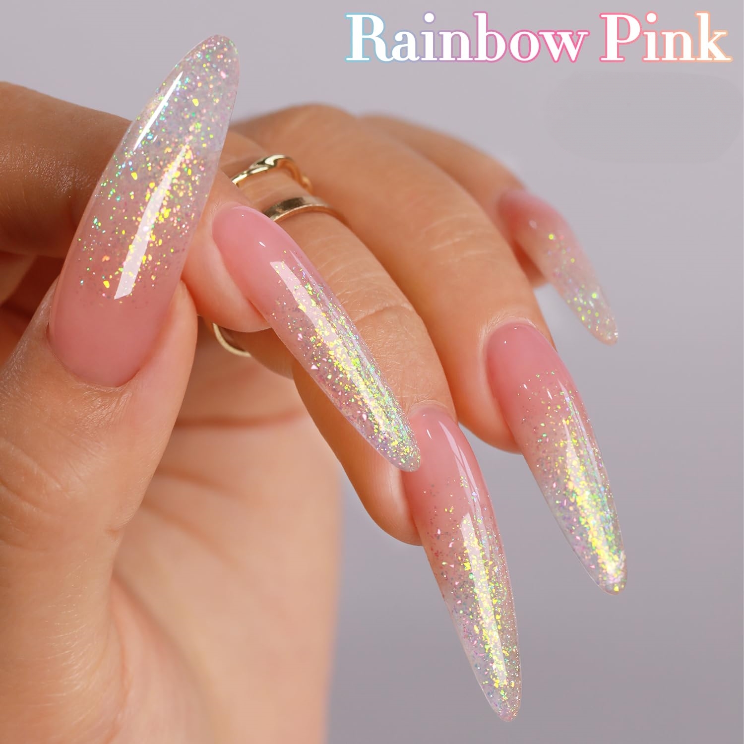 15ml Champagne Aurora Holograp - Nail Art Rainbow review and price