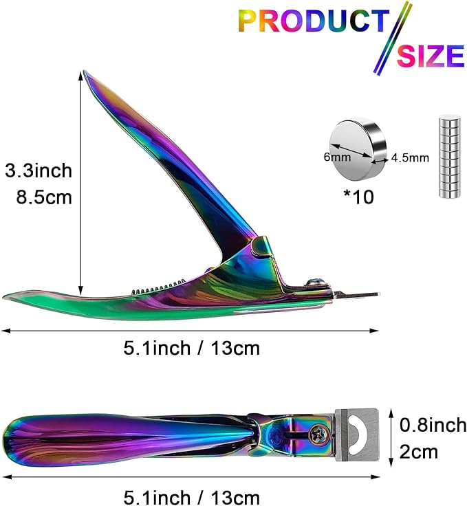 Acrylic Nail Cutter with Magne - Nail Art Rainbow review and price
