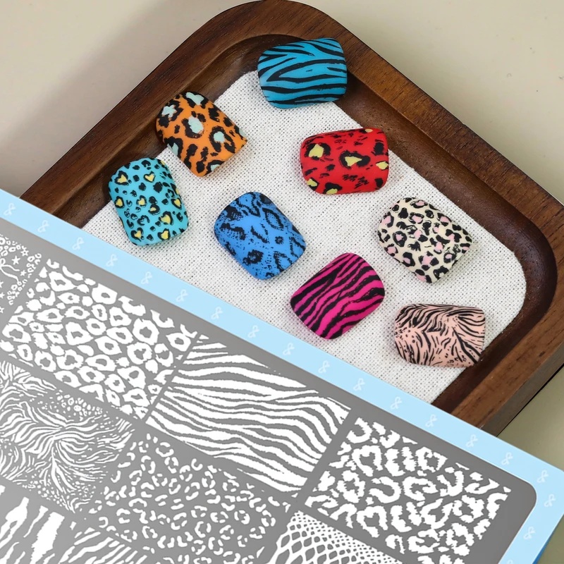 Print Nail Stamping Plate Leop - Nail Art Leopard review and price