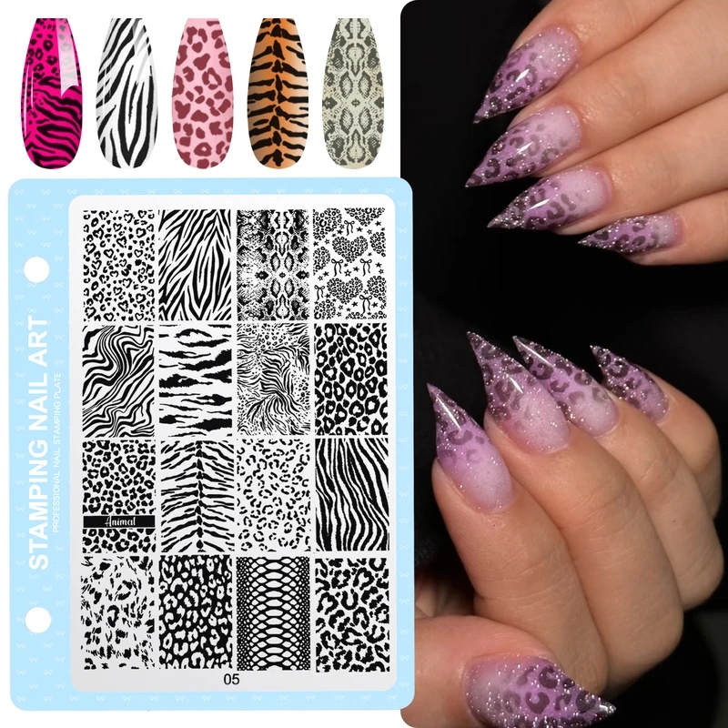 Print Nail Stamping Plate Leop - Nail Art Leopard review and price
