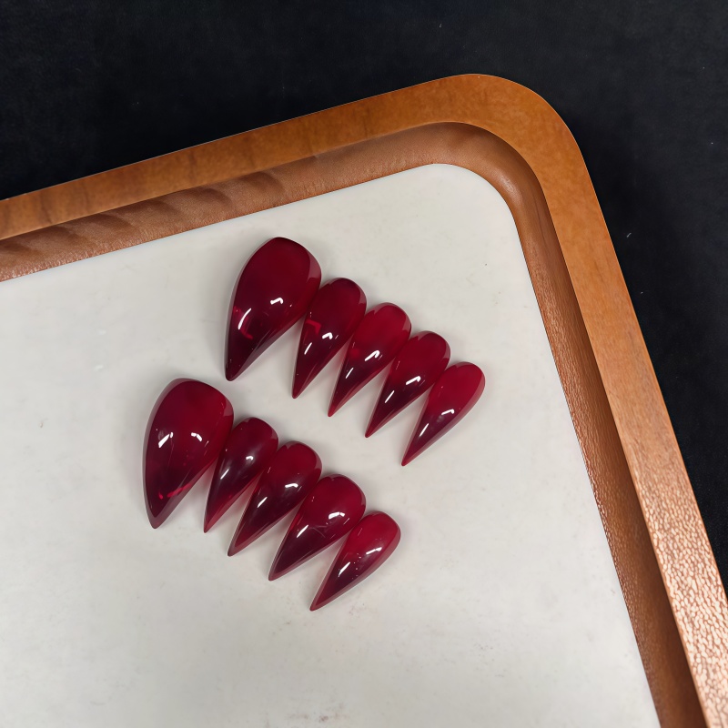 Long Stiletto Press On Nails,  - Nail Art Gothic review and price