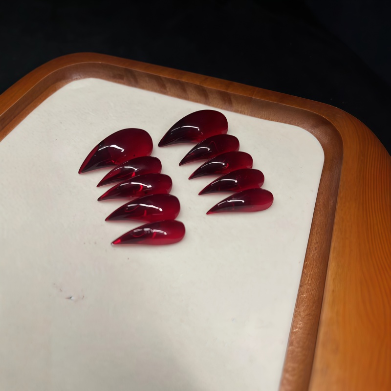 Long Stiletto Press On Nails,  - Nail Art Gothic review and price