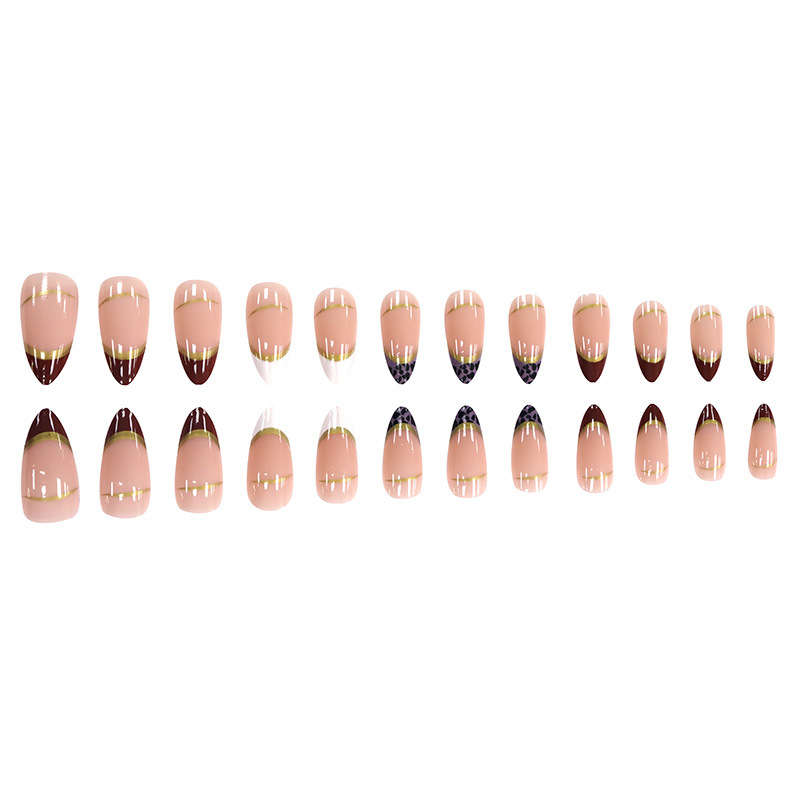 Medium fake nails for women gi - Nail Art Leopard review and price