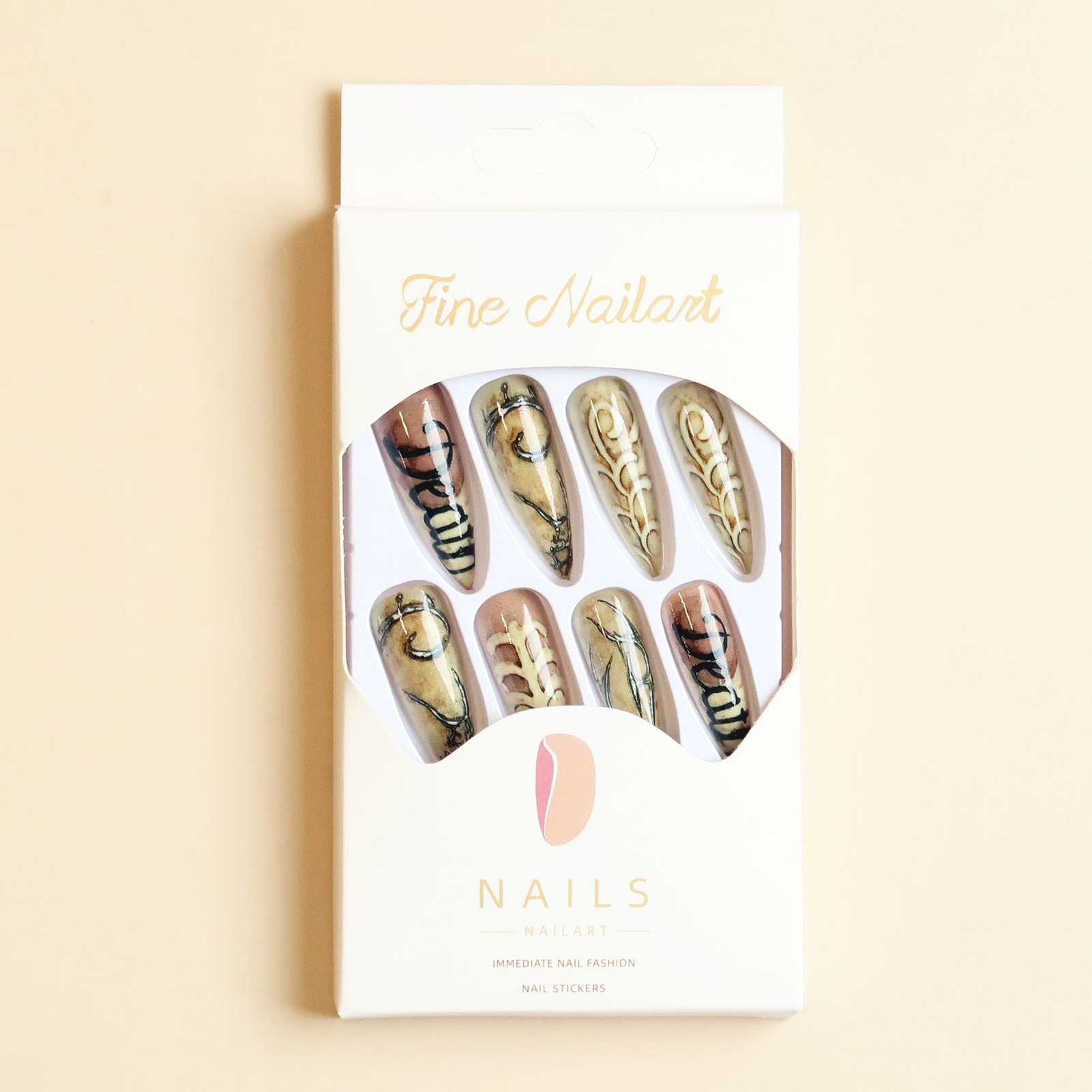 Cosplay Lovers Press on Nails  - Nail Art Gothic review and price
