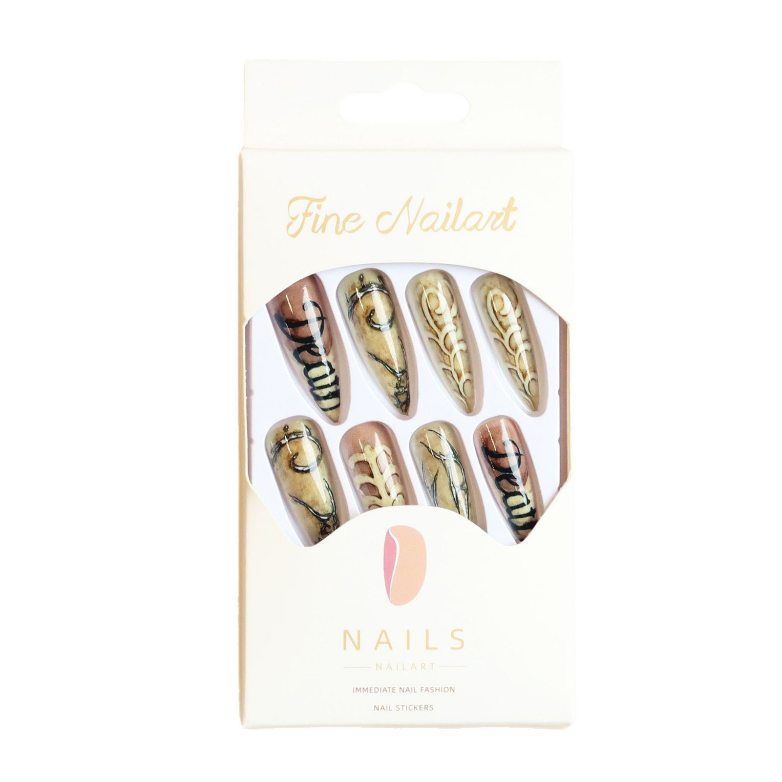 Cosplay Lovers Press on Nails  - Nail Art Gothic review and price